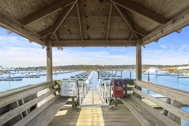 379 Whitfield St Unit Bs1138, Guilford, CT 06437 - dock area with a water view