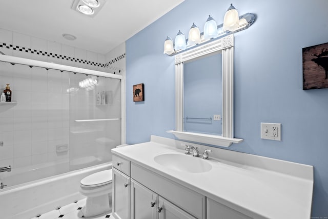 8 Hollow Oak Rd, Woodbridge, CT 06525 - bathroom with vanity and combined bath / shower with glass door