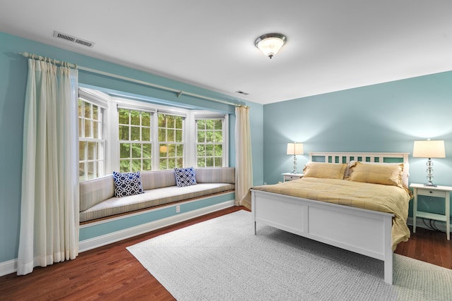 8 Hollow Oak Rd, Woodbridge, CT 06525 - bedroom with dark wood finished floors