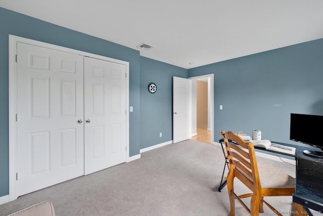 244 S St, Vernon, CT 06066 - office area featuring carpet flooring and baseboards