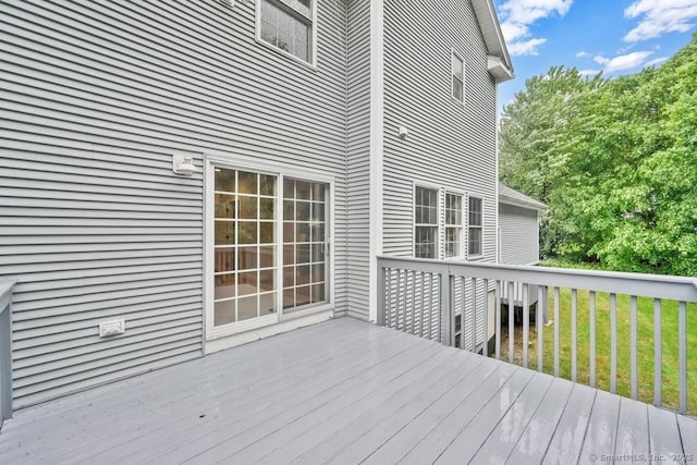 244 S St, Vernon, CT 06066 - wooden deck featuring a yard