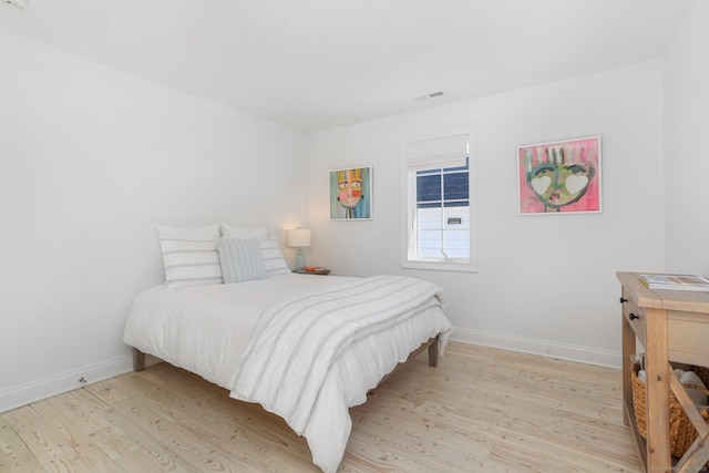 5 Compo Hill Ave, Westport, CT 06880 - bedroom with light wood-style flooring and baseboards