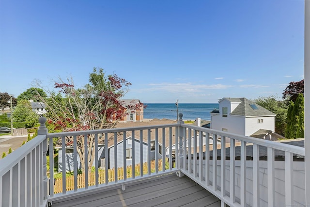 5 Compo Hill Ave, Westport, CT 06880 - wooden deck featuring a water view