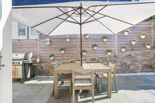 5 Compo Hill Ave, Westport, CT 06880 - view of patio / terrace with outdoor dining area and area for grilling