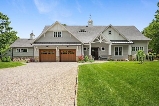 128 Chestnut Hill Rd, Killingworth, CT 06419 - view of front facade with a shingled roof, driveway, and a standing seam roof