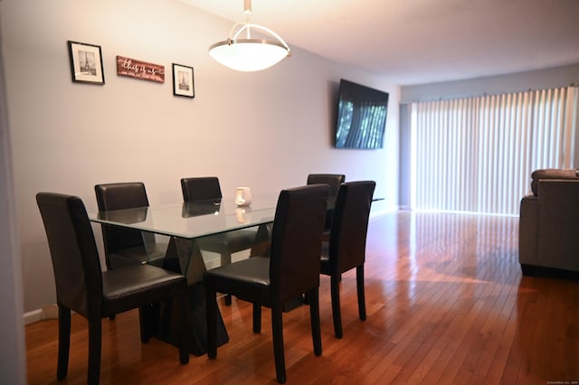 196 New Haven Ave Unit 217, Derby, CT 06418 - dining room featuring hardwood / wood-style floors