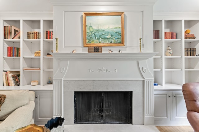 6 Middlebrook Pond Rd, Redding, CT 06896 - living room with a fireplace