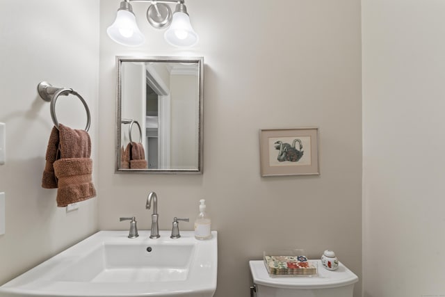 6 Middlebrook Pond Rd, Redding, CT 06896 - bathroom with a sink and toilet