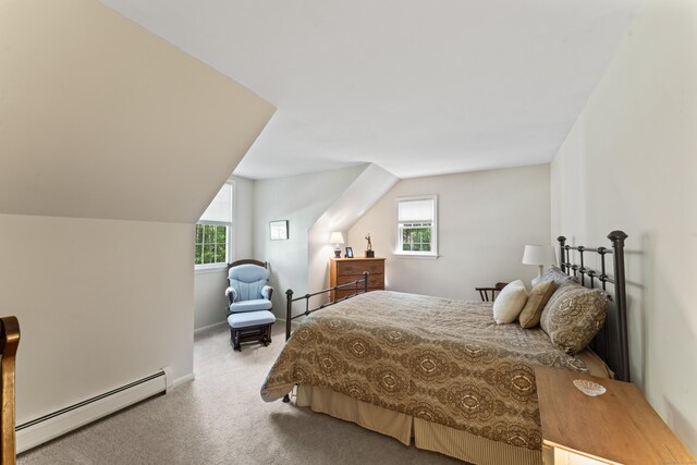 6 Middlebrook Pond Rd, Redding, CT 06896 - bedroom featuring a baseboard radiator, carpet flooring, multiple windows, and baseboards