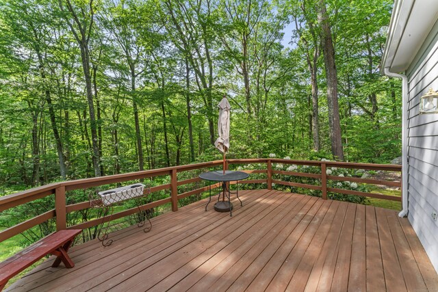 6 Middlebrook Pond Rd, Redding, CT 06896 - view of wooden terrace