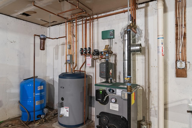 6 Middlebrook Pond Rd, Redding, CT 06896 - utilities with water heater and a heating unit