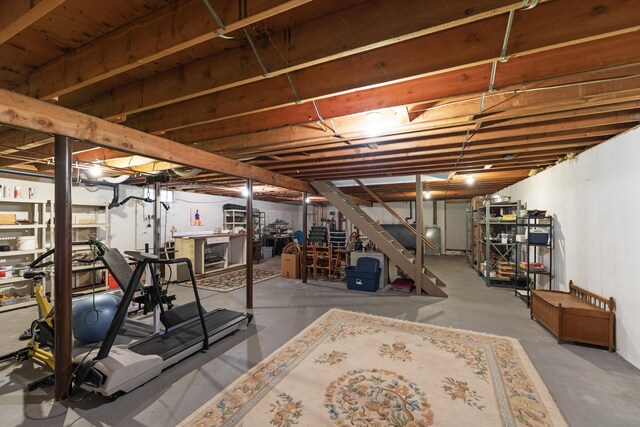 6 Middlebrook Pond Rd, Redding, CT 06896 - view of unfinished basement