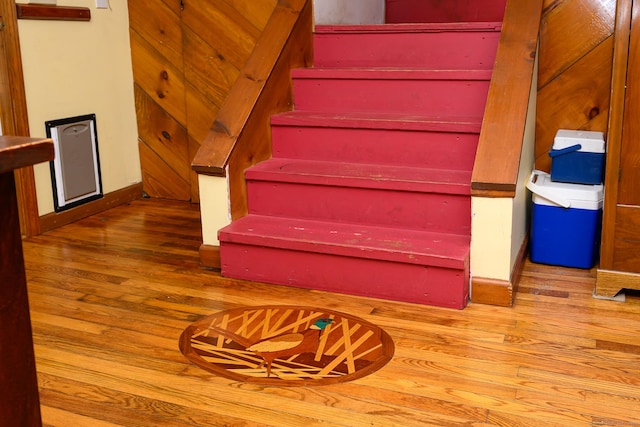 138 Baltic Hanover Rd, Sprague, CT 06330 - stairs with wood finished floors