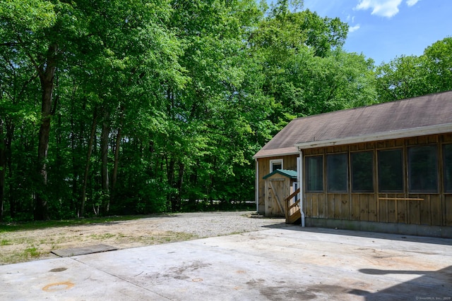 138 Baltic Hanover Rd, Sprague, CT 06330 - garage with a storage unit