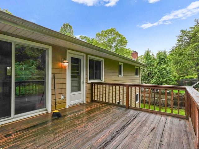 37 Windsor Ln, Greenwich, CT 06807 - view of wooden deck