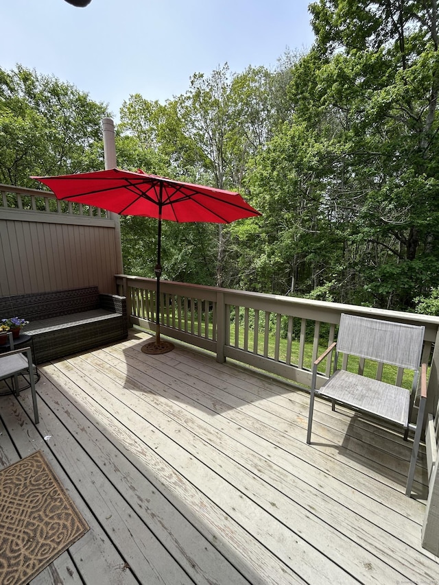 6 Deer Hill Ct Unit 6, Woodbury, CT 06798 - view of deck