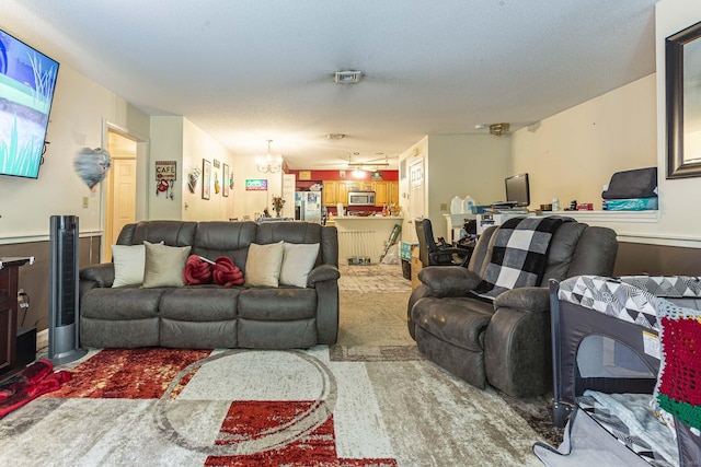 108 Ashmead Commons Unit 108, Enfield, CT 06082 - living area featuring a chandelier