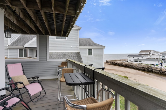 1 Mansfield Grove Rd Apt 205, East Haven, CT 06512 - balcony featuring a water view
