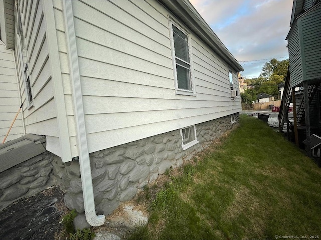 198 Maple St, Naugatuck, CT 06770 - view of property exterior with a lawn