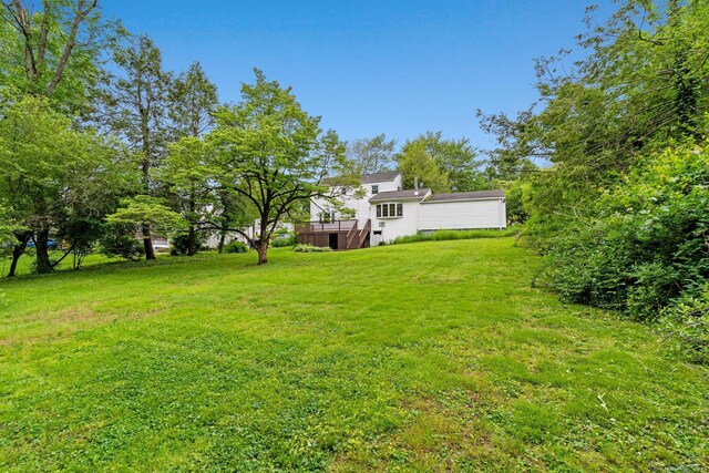 10 Richmond Rd, West Hartford, CT 06117 - view of green lawn with a deck
