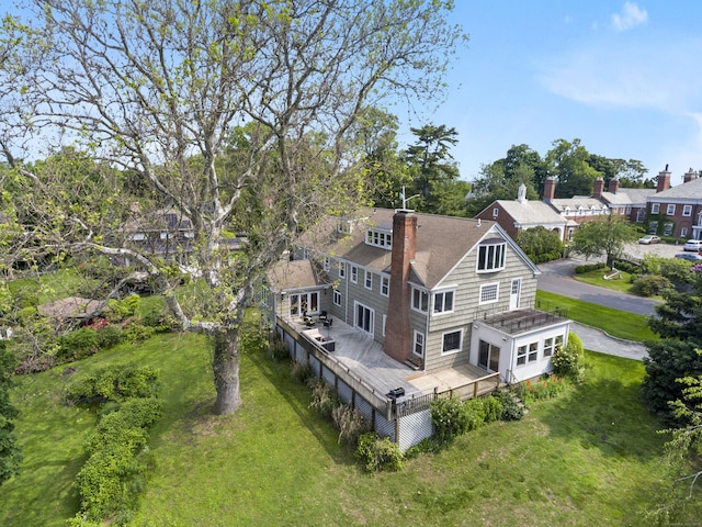 440 Hilltop Rd, Bridgeport, CT 06605 - view from above of property