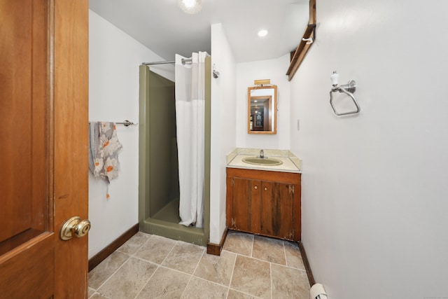 11 College Hill Rd, North Canaan, CT 06018 - bathroom featuring a shower stall and vanity