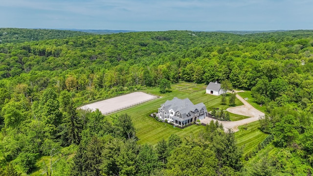 562 Upper Grassy Hill Rd, Woodbury, CT 06798 - aerial view of property and surrounding area featuring a forest