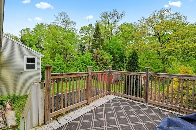 99 Redwood Dr, Bristol, CT 06010 - view of wooden deck