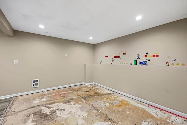 99 Redwood Dr, Bristol, CT 06010 - empty room with baseboards and recessed lighting