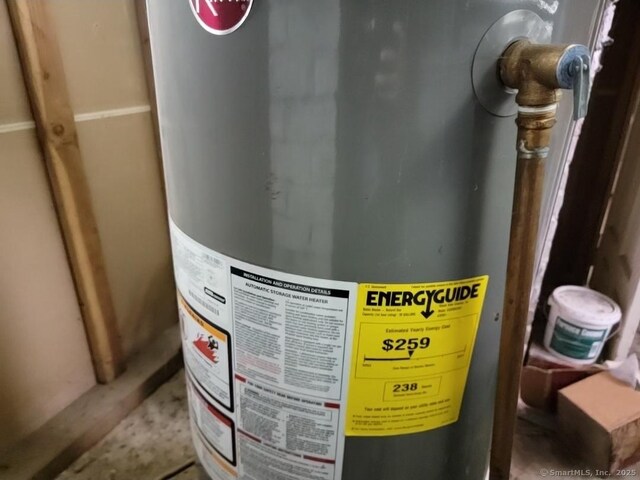 45 Washington Pl, Bridgeport, CT 06604 - detailed view of gas water heater