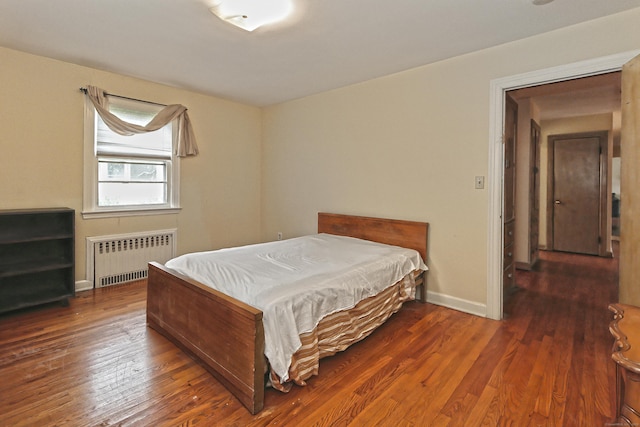 246 Ray Rd, New Haven, CT 06515 - bedroom featuring radiator and wood finished floors