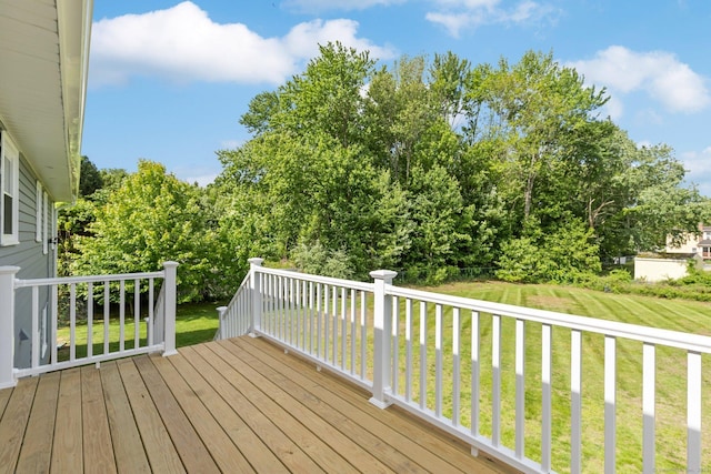 447 Palisado Ave, Windsor, CT 06095 - wooden terrace featuring a yard