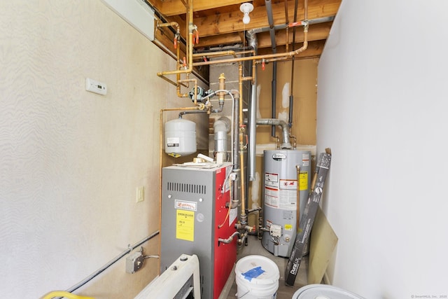 447 Palisado Ave, Windsor, CT 06095 - utilities with gas water heater and a heating unit