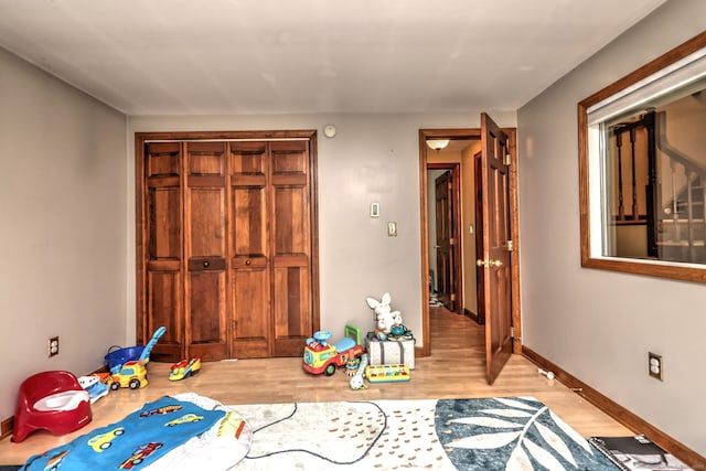 8 Whippoorwill Ln, Bethany, CT 06524 - playroom with light wood-style flooring and baseboards