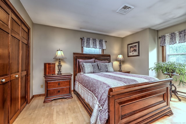 8 Whippoorwill Ln, Bethany, CT 06524 - bedroom featuring light wood-style flooring, a closet, and baseboards