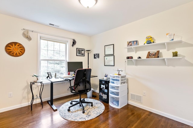 220 Bushy Hill Rd, Deep River, CT 06417 - office area with wood finished floors and baseboards