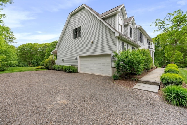 220 Bushy Hill Rd, Deep River, CT 06417 - view of home's exterior featuring driveway and an attached garage