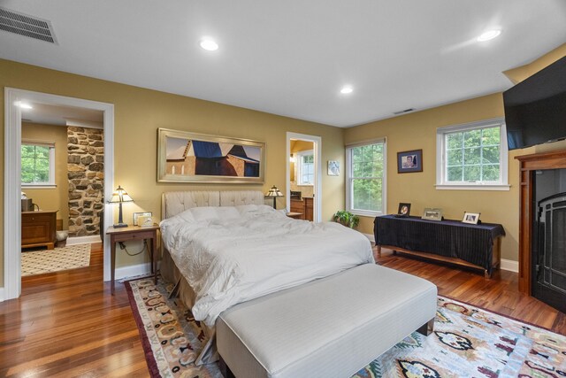 238 Park Rd, Oxford, CT 06478 - bedroom featuring wood finished floors, baseboards, and recessed lighting