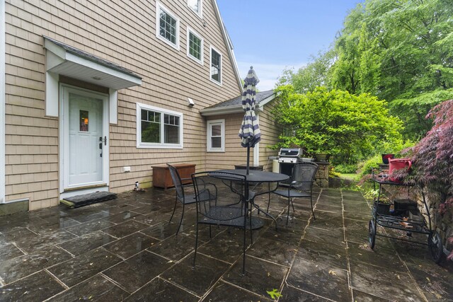238 Park Rd, Oxford, CT 06478 - view of patio / terrace featuring area for grilling and outdoor dining space