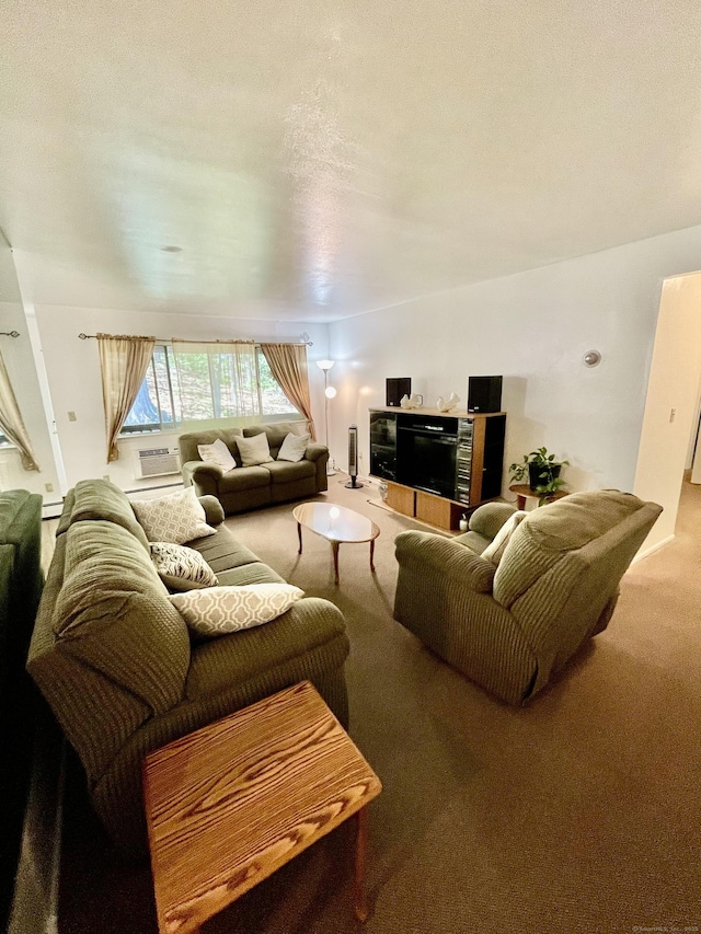 200 Woodmont Ave Apt 127, Bridgeport, CT 06606 - living area featuring carpet and cooling unit