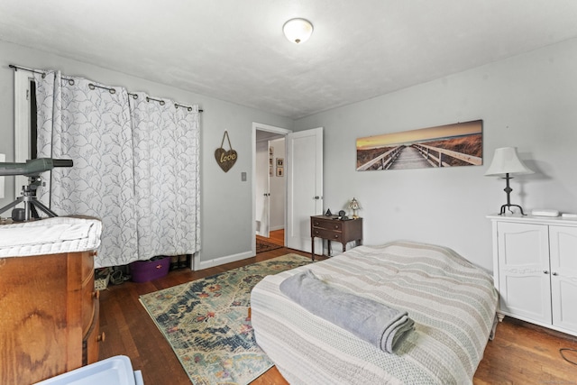 116 Maple St, Wethersfield, CT 06109 - bedroom with wood finished floors and baseboards