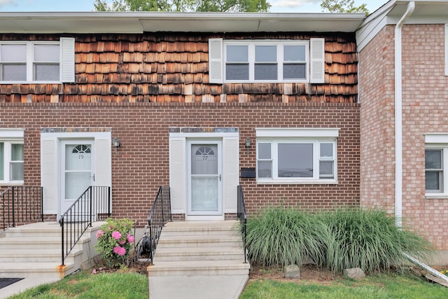 77 Shea Ave Unit 77, Milford, CT 06460 - view of front of home with brick siding