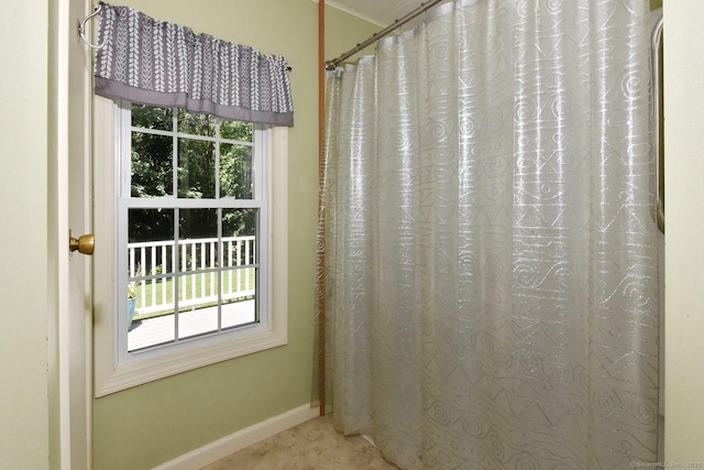 107 Colchester Commons, Colchester, CT 06415 - full bathroom with plenty of natural light and curtained shower