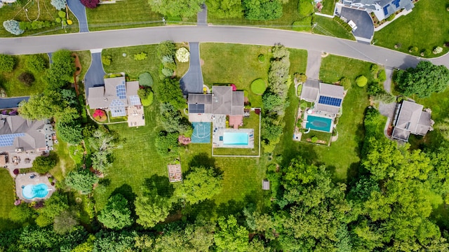 19 Huckleberry Dr S, Norwalk, CT 06850 - aerial view of a pool