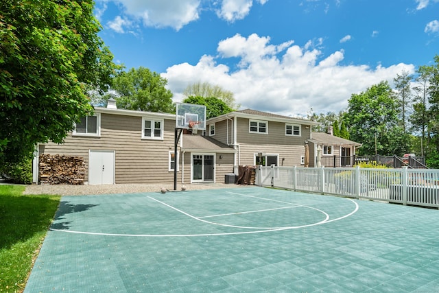 19 Huckleberry Dr S, Norwalk, CT 06850 - view of basketball court with basketball court
