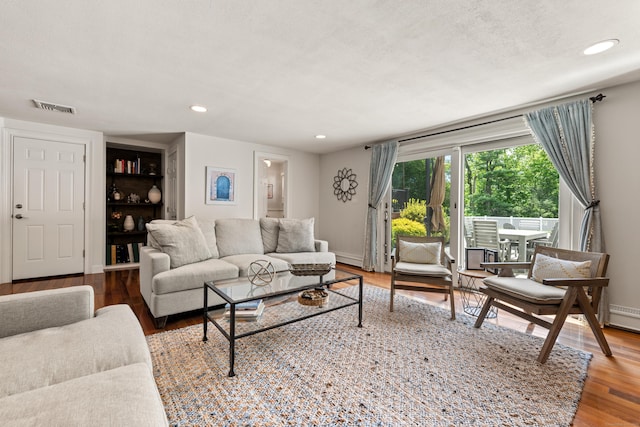 19 Huckleberry Dr S, Norwalk, CT 06850 - living room featuring wood finished floors, recessed lighting, and baseboards
