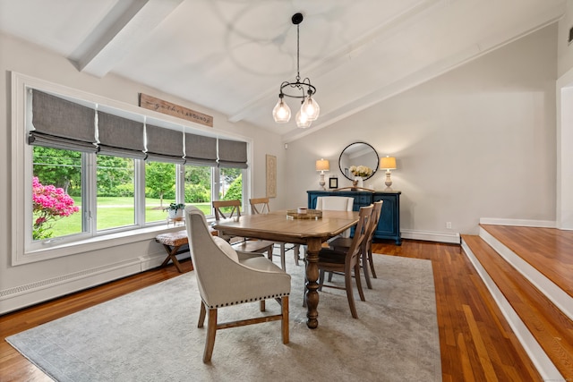19 Huckleberry Dr S, Norwalk, CT 06850 - dining space with wood finished floors, a chandelier, and baseboards
