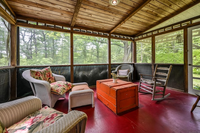 81 Milton Rd, Goshen, CT 06756 - sunroom featuring plenty of natural light and lofted ceiling