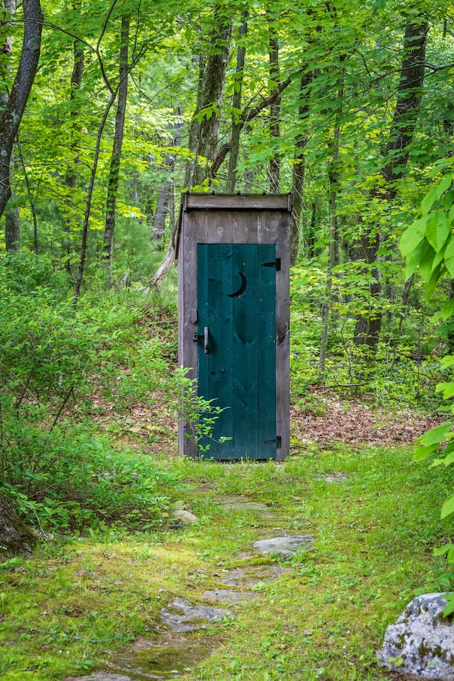 81 Milton Rd, Goshen, CT 06756 - view of shed with a wooded view