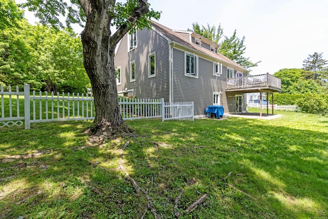 131 Spring Brook Dr, Middletown, CT 06457 - view of side of property with a deck